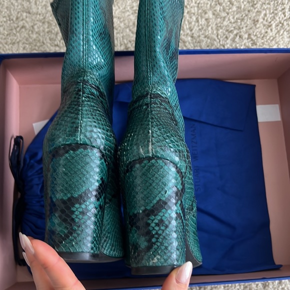 Stuart Weitzman Fifer 80 Emerald Boot - Picture 12 of 16